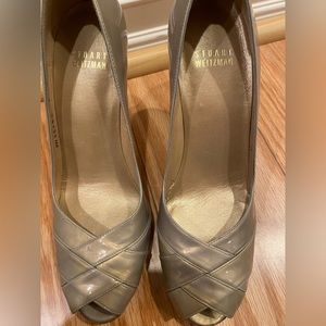 Stewart Weitzman peep toe pumps